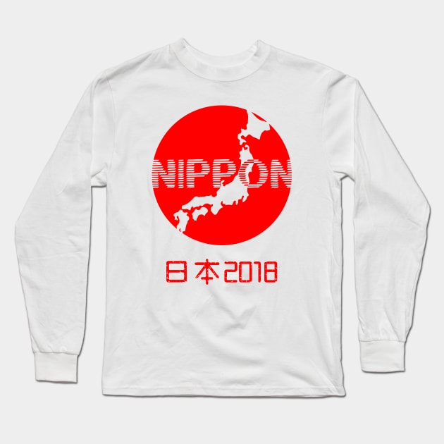 Nippon Japan Long Sleeve T-Shirt by Widmore